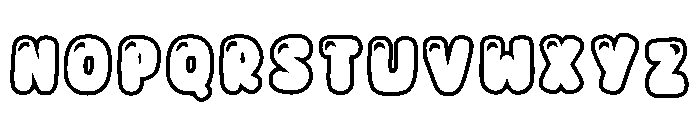 Comic Retro Regular Font UPPERCASE