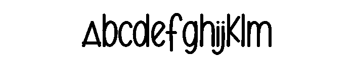 Comic Ribbon Font UPPERCASE
