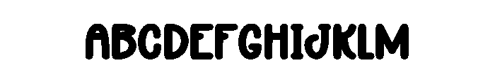 Comic Simple Font UPPERCASE