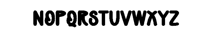 Comic Simple Font LOWERCASE