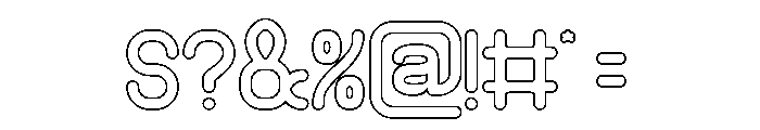 Comic Sons-Hollow Font OTHER CHARS