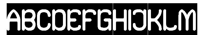 Comic Sons-Inverse Font UPPERCASE
