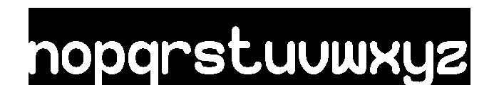 Comic Sons-Inverse Font LOWERCASE