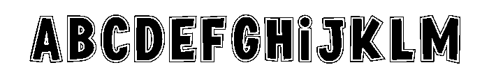 Comic Student Regular Font UPPERCASE