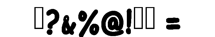 Comic Summer Regular Font OTHER CHARS