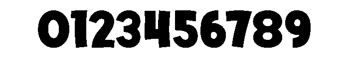 Comic Thick Regular Font OTHER CHARS