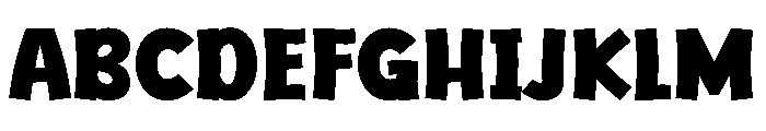 Comic Thick Regular Font UPPERCASE