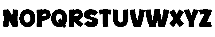 Comic Thick Regular Font UPPERCASE
