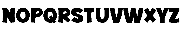 Comic Thick Regular Font LOWERCASE