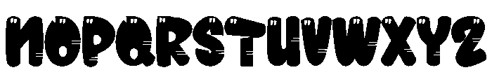 Comic Tiger Font UPPERCASE