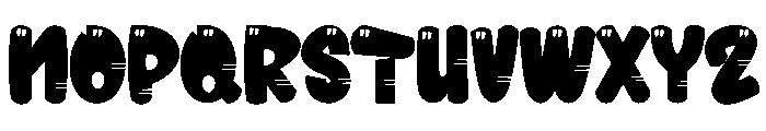 Comic Tiger Font LOWERCASE