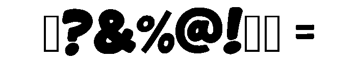 Comic Title Regular Font OTHER CHARS