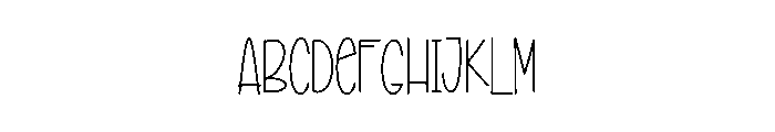 Comic Winter Font UPPERCASE