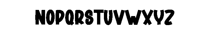 Comic Writing Font UPPERCASE