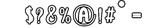 ComicThick-Regular Font OTHER CHARS