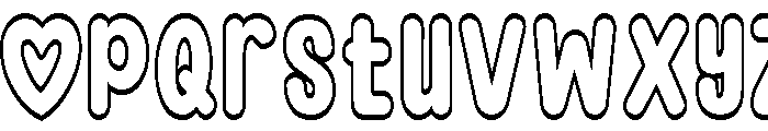 ComicThick-Regular Font LOWERCASE