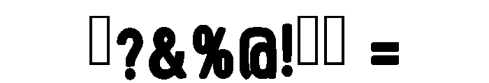 Comica House Regular Font OTHER CHARS