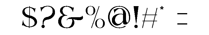 Comig Font OTHER CHARS