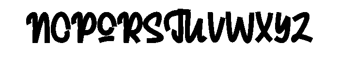 Coming Baby Font UPPERCASE