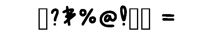 Coming Home Regular Font OTHER CHARS