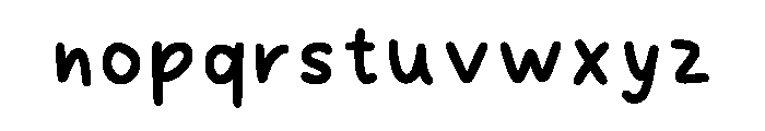 Coming Home Regular Font LOWERCASE