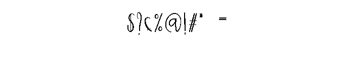 Comitment Font OTHER CHARS