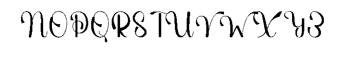 Comitment Font UPPERCASE