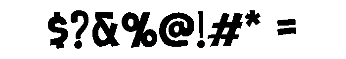 Common Place Regular Font OTHER CHARS