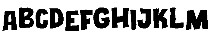 Common Place Regular Font UPPERCASE
