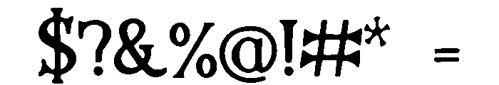 Compass_Rose Font OTHER CHARS