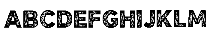 Compost Regular Font UPPERCASE