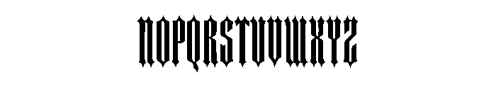 Compressed Font UPPERCASE