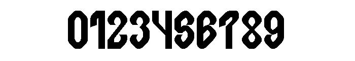 Computer Brain Bold Font OTHER CHARS
