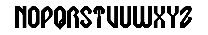 Computer Brain Bold Font UPPERCASE