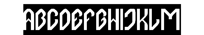 Computer Brain-Inverse Font UPPERCASE