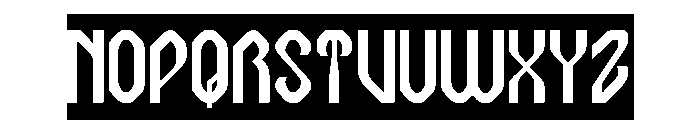 Computer Brain-Inverse Font UPPERCASE