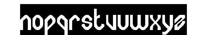 Computer Brain-Inverse Font LOWERCASE