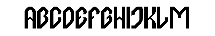 Computer Brain Font UPPERCASE