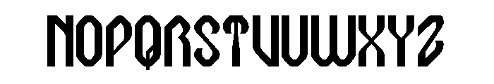 Computer Brain Font UPPERCASE