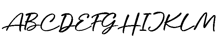 Comtic Hiden Regular Font UPPERCASE
