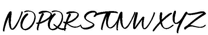 Comtic Hiden Regular Font UPPERCASE
