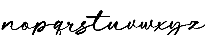 Comtic Hiden Regular Font LOWERCASE