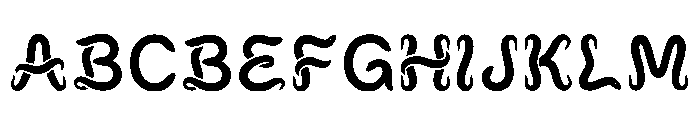 Conan Regular Font UPPERCASE