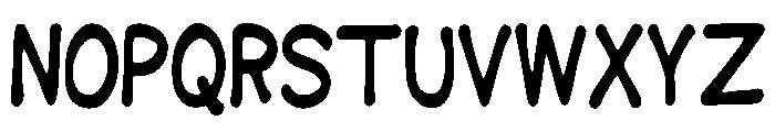 Concerned_Badger Font UPPERCASE