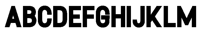 Concourse Black Font UPPERCASE