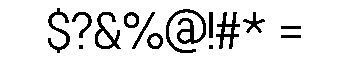 Concourse Light Font OTHER CHARS