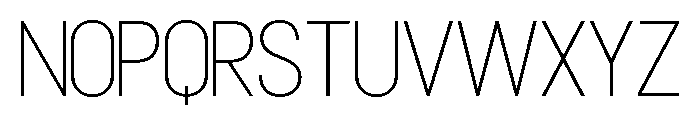 Concourse Thin Font UPPERCASE