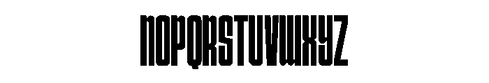 Condensans Regular Font UPPERCASE
