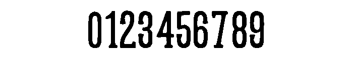 Condensed Victorian Font OTHER CHARS