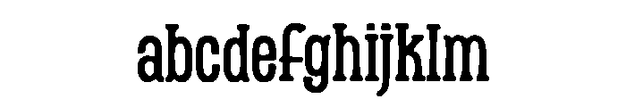 Condensed Victorian FONT